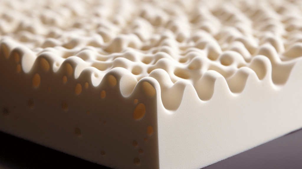A latex mattress topper