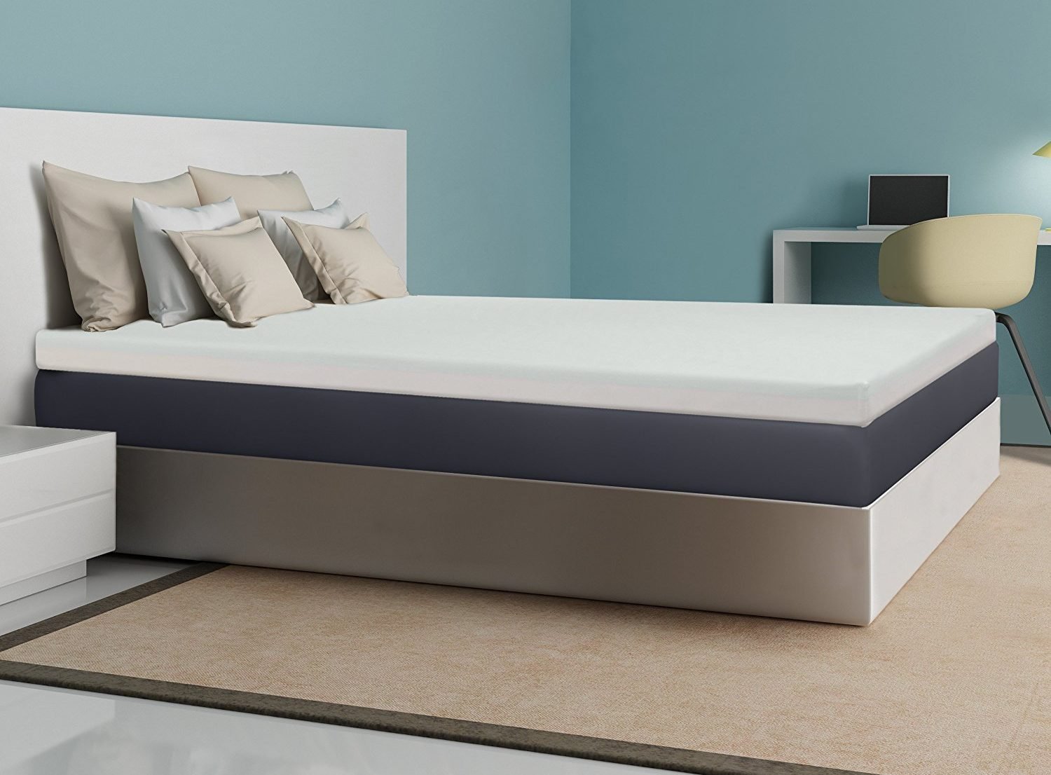 Best Price Mattress 4-Inch Memory Foam Mattress Topper