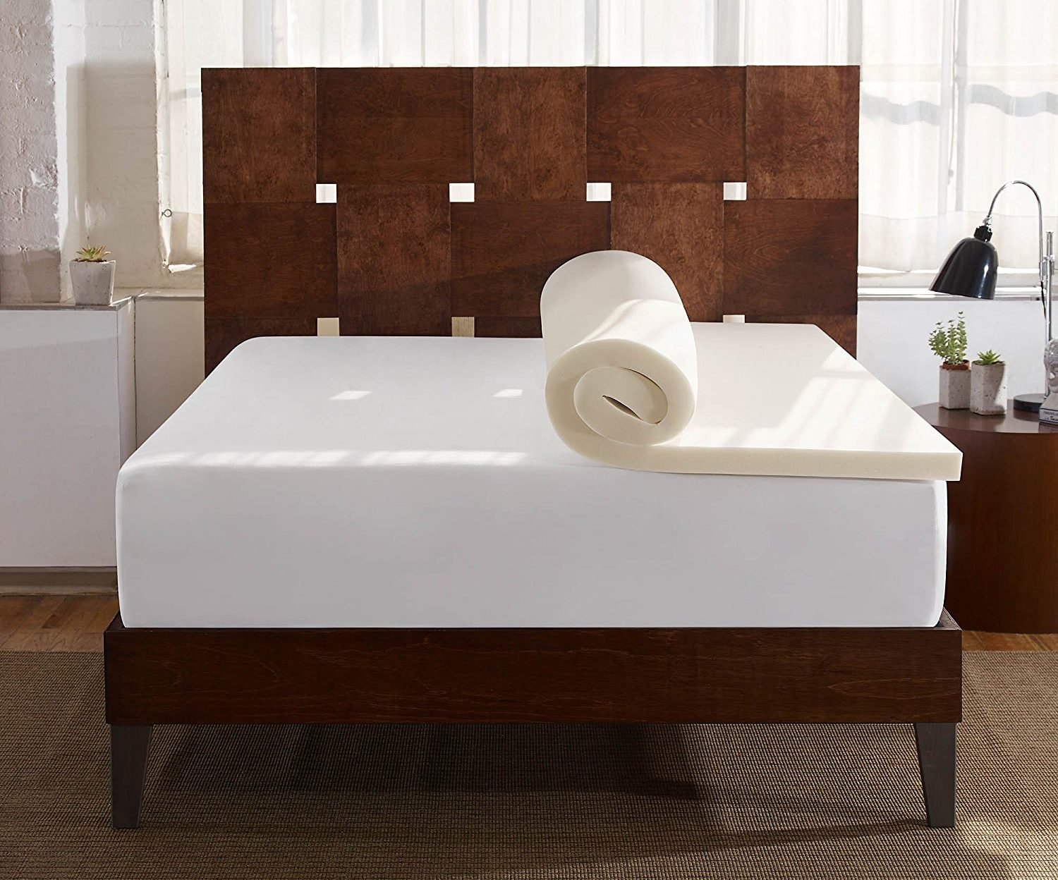 Sleep Innovations 2-inch Memory Foam Mattress Topper