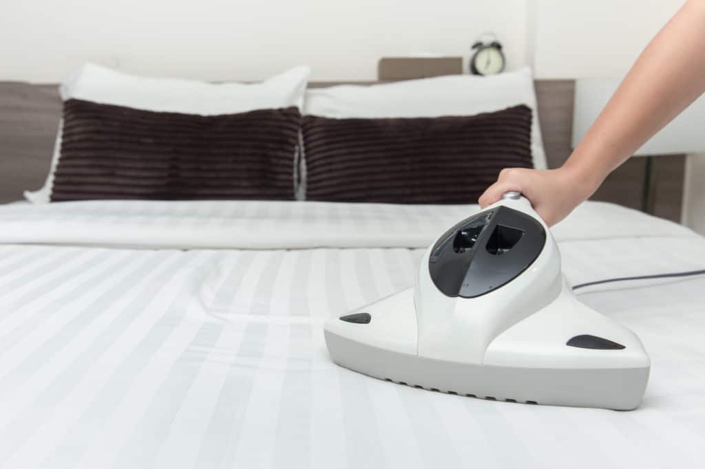 cleaning a mattress