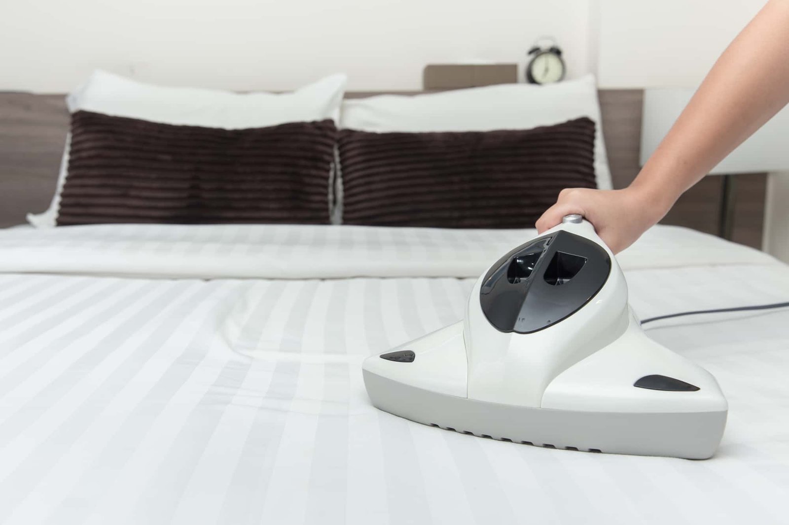 Showing us how to clean memory foam