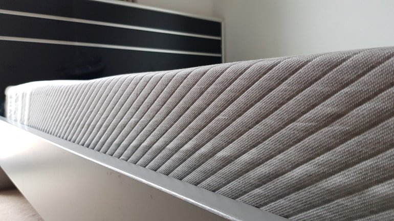 A fully expanded Leesa mattress