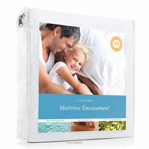 LINENSPA Zippered Waterproof Bed Bug Encasement