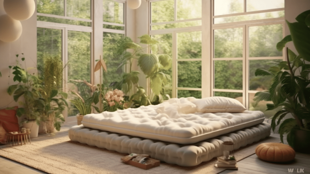 Sleeping on an air mattress permanently