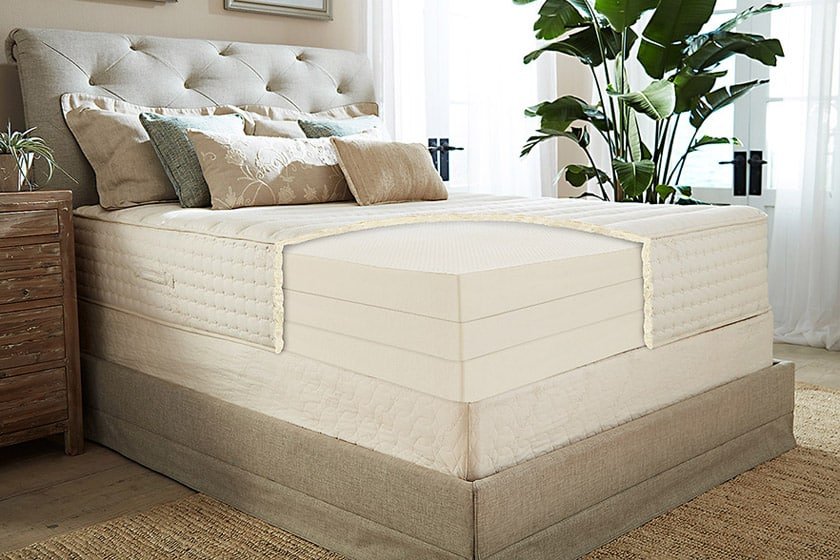 PlushBeds 10" Medium Botanical Bliss Latex Mattress
