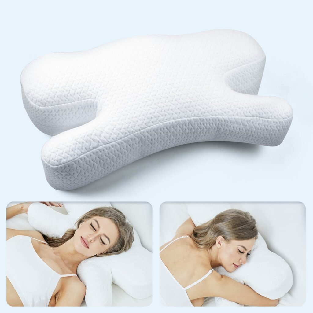 HooLaxify Anti Wrinkle Pillow for Stomach Sleepers