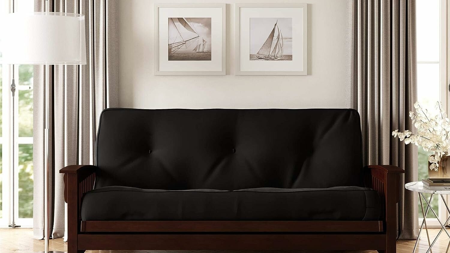 DHP 8 Inch Independently Encased Coil Futon Mattress